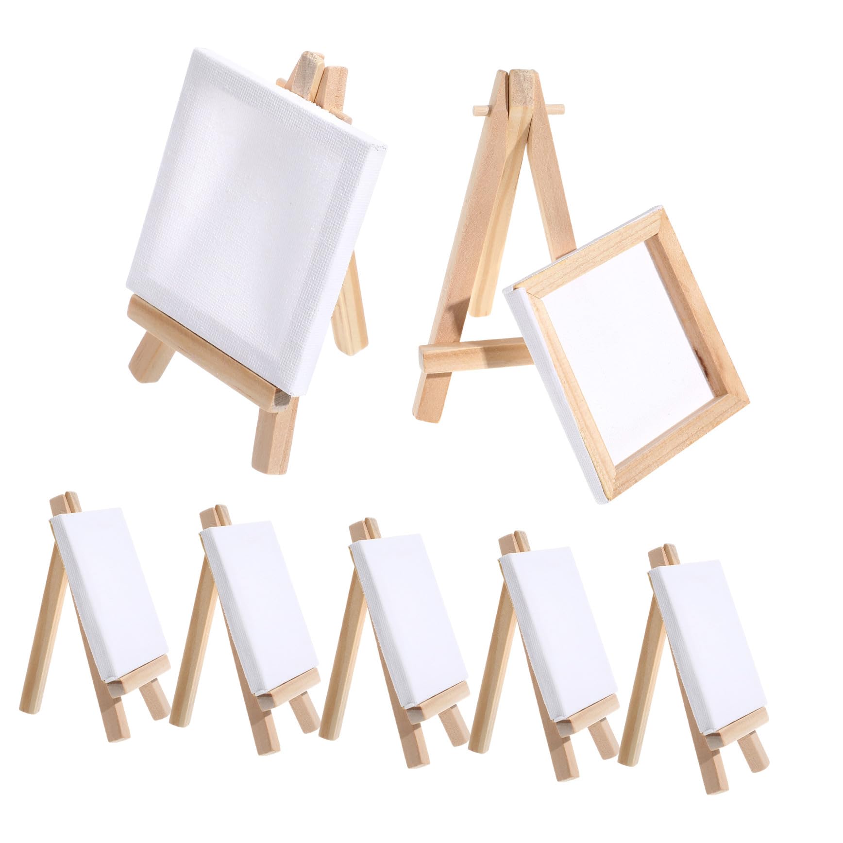 【入荷しました】ミニチュア雑貨 木製 イーゼル 油絵 キャンバス Amazon.co.jp: Ipetboom 木製イーゼルセット 12個パック ミニ 置物